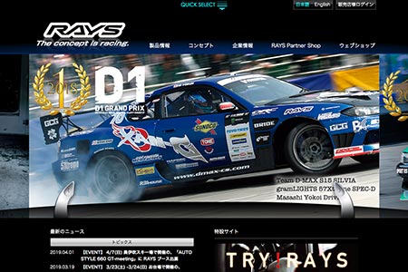 レイズウェブサイト